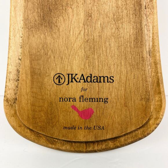 Nora Fleming Solid Wood Serving Cheese Board Made in USA - Picture 4 of 6